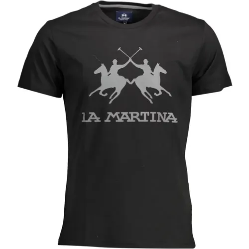 Elegant Cotton T-Shirt Round Neck , male, Sizes: M, XL, L, 3XL, 2XL - LA MARTINA - Modalova