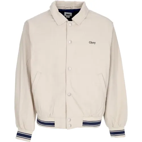 Rose Blouson Jacket with Collar , male, Sizes: M, XL - Obey - Modalova