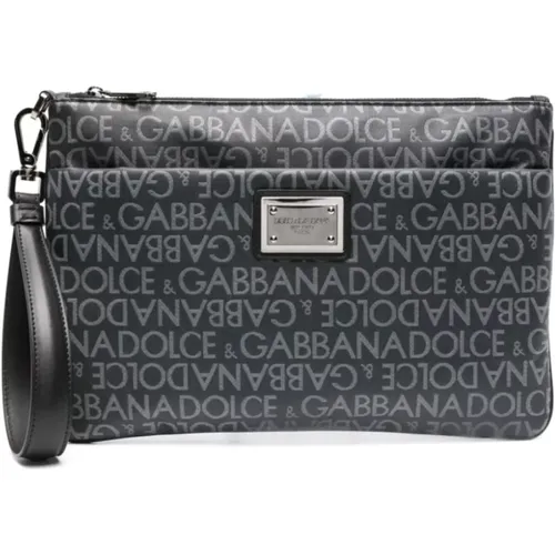 Stylish Clutch Bag , male, Sizes: ONE SIZE - Dolce & Gabbana - Modalova