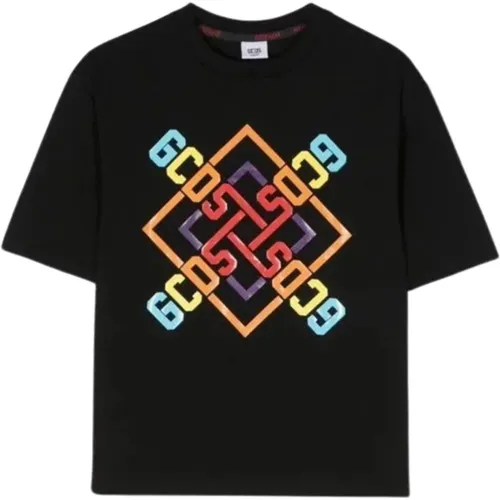 Bunte Logo-Print Kinder T-Shirt - Gcds - Modalova