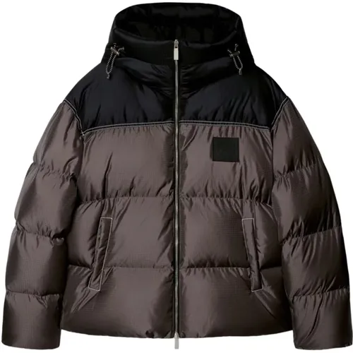 Grey Winter Coat , male, Sizes: M - Off White - Modalova