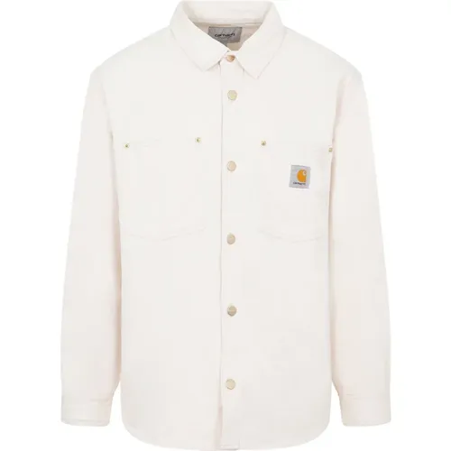 Natural Cotton Shirt Jacket Aw23 , male, Sizes: L - Carhartt WIP - Modalova