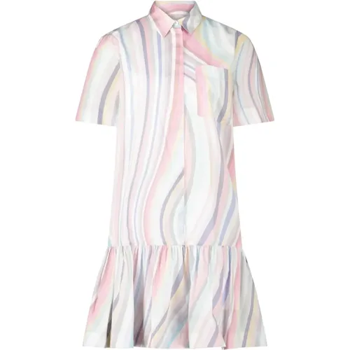 Cotton Blouse Dress , female, Sizes: S, M, 3XS, XS, 2XS - PS By Paul Smith - Modalova