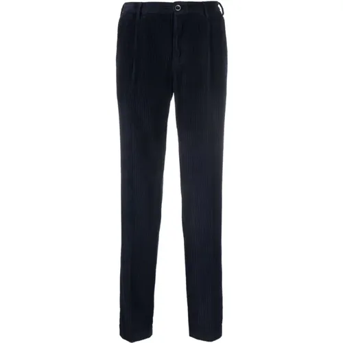 Slim Fit Corduroy Cotton Pants , male, Sizes: 2XL - Incotex - Modalova