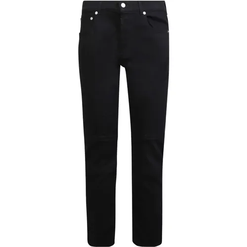 Schwarze Skinny-Cut Jeans mit einem Hauch , Herren, Größe: M - alexander mcqueen - Modalova