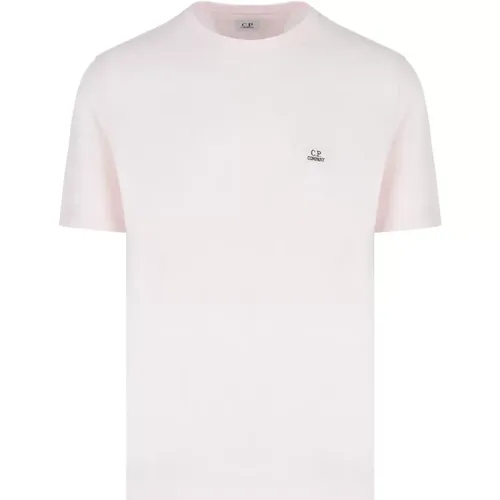Jersey Logo T-Shirt in , male, Sizes: 2XL, L - C.P. Company - Modalova