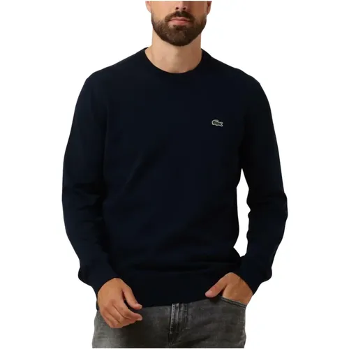 Herren Pullover Dunkelblau Stilvoll , Herren, Größe: L - Lacoste - Modalova