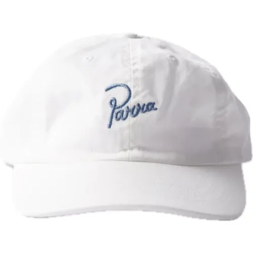 Script Logo Embroidered Polo Hat , male, Sizes: ONE SIZE - by Parra - Modalova