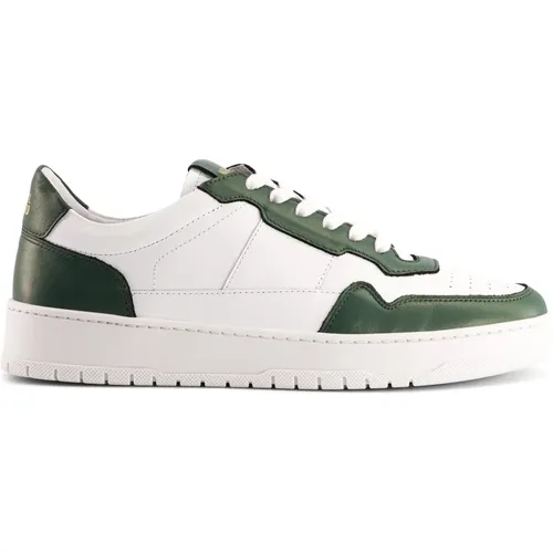 Handgefertigte Ethik Sneakers Weiß Grün , Herren, Größe: 41 EU - National Standard - Modalova
