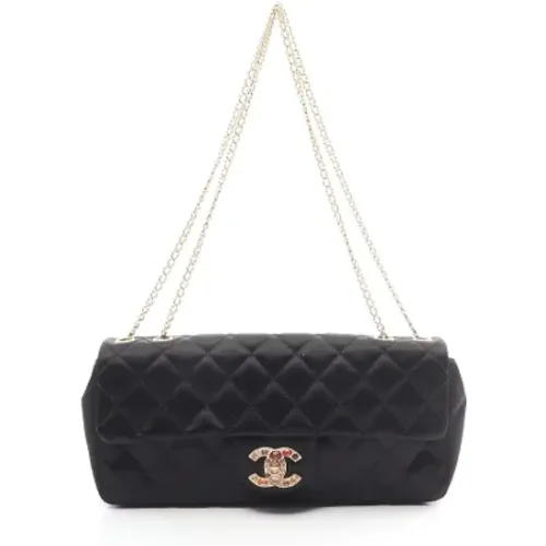 Pre-owned Satin chanel-bags , female, Sizes: ONE SIZE - Chanel Vintage - Modalova