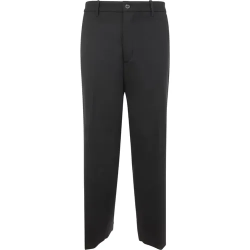 Wide LEG Pants , male, Sizes: M - Nine In The Morning - Modalova