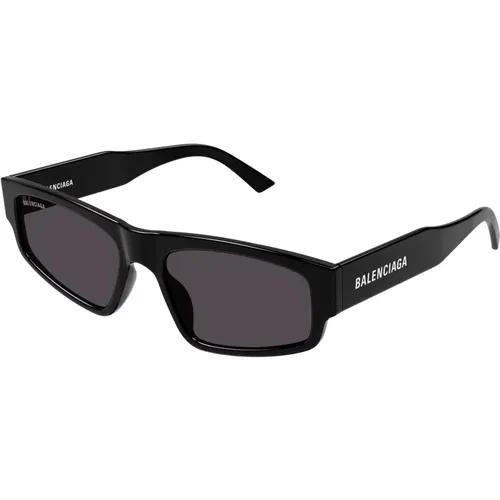 Dark Grey Sunglasses , unisex, Sizes: 58 MM - Balenciaga - Modalova