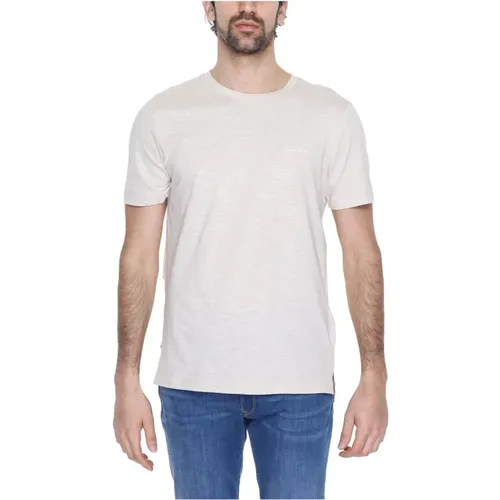 Plain Cotton Round Neck T-shirt , male, Sizes: 2XL, M, XL, L - Antony Morato - Modalova