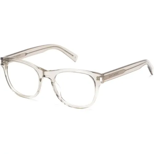 Braun/Havanna Optische Brille,Klassische Schwarze Optische Brille - Saint Laurent - Modalova