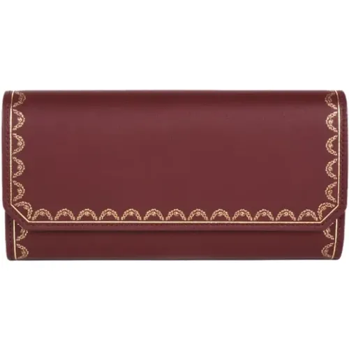 Pre-owned Leather wallets , female, Sizes: ONE SIZE - Cartier Vintage - Modalova