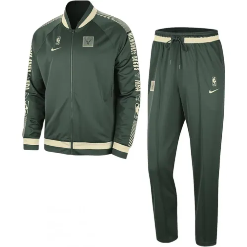 Milwaukee Bucks Basketball Tracksuit , male, Sizes: XL - Nike - Modalova