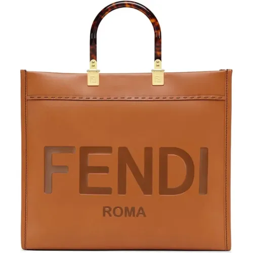 Sunshine Medium Shopper Bag , female, Sizes: ONE SIZE - Fendi - Modalova