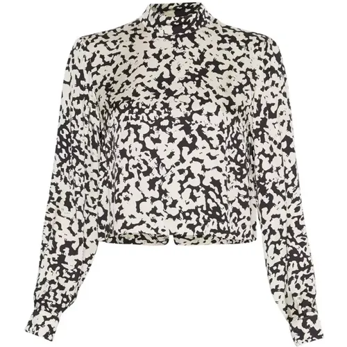 Abstrakte Printbluse Naime Irida - moss copenhagen - Modalova