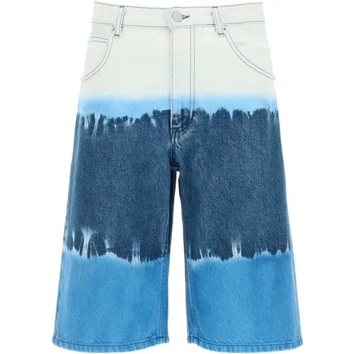 Blaue Denim Shorts für Frauen - alberta ferretti - Modalova