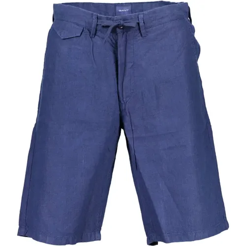 Blaue Bermuda-Shorts mit 5 Taschen - Gant - Modalova