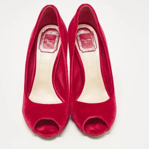 Pre-owned Velvet heels , female, Sizes: 5 UK - Dior Vintage - Modalova