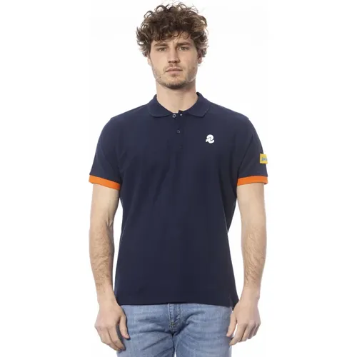 Casual Polo Shirt mit Brustlogo , Herren, Größe: M - Invicta - Modalova