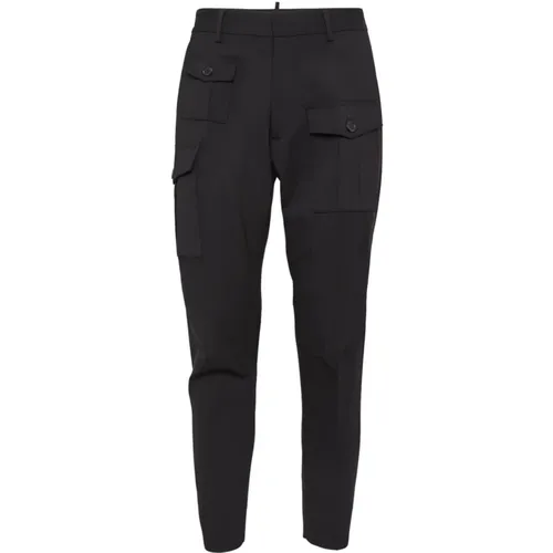 Trousers Aw24 , male, Sizes: L, M, XL, S - Dsquared2 - Modalova