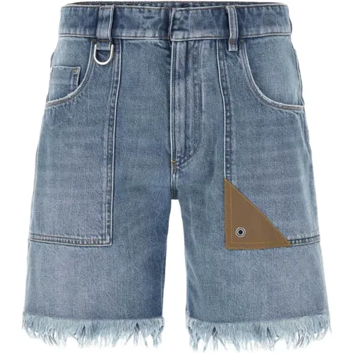 Logo Denim Shorts Elevate Casual Style , male, Sizes: W34, W33 - Fendi - Modalova