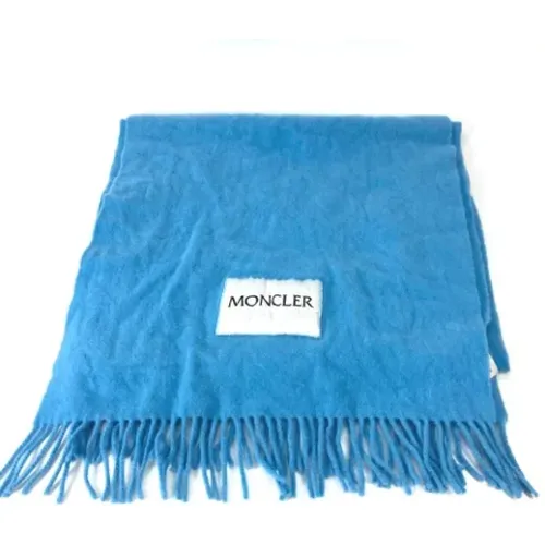 Pre-owned Wool scarves , male, Sizes: ONE SIZE - Moncler Pre-owned - Modalova