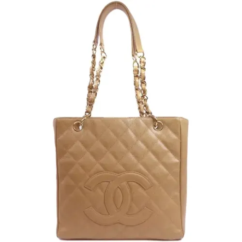 Pre-owned Leather totes , female, Sizes: ONE SIZE - Chanel Vintage - Modalova