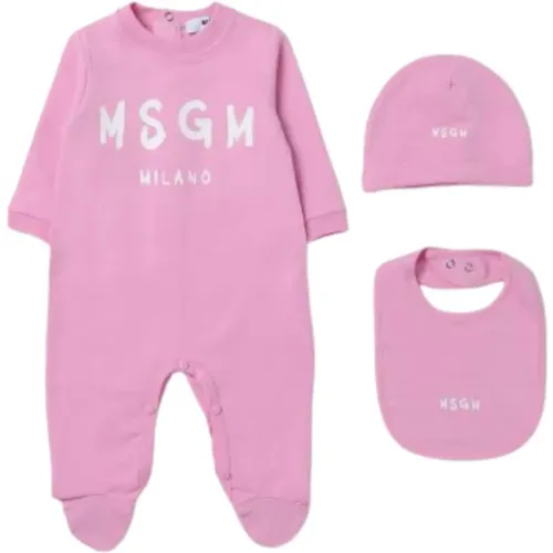 Rosa Kinderkleid Set MSGM - MSGM - Modalova