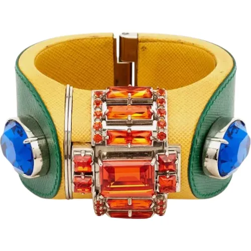 Pre-owned Leather bracelets , female, Sizes: ONE SIZE - Prada Vintage - Modalova