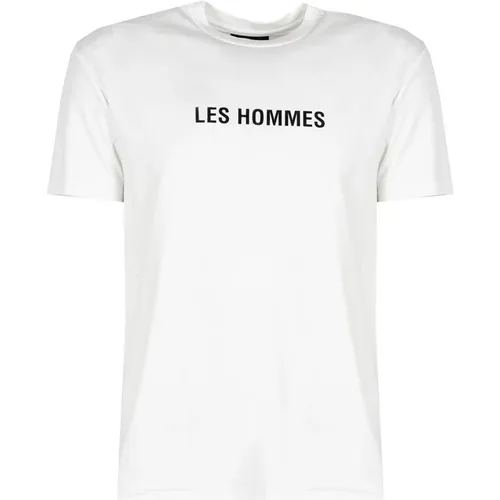 T-Shirts , Herren, Größe: L - Les Hommes - Modalova