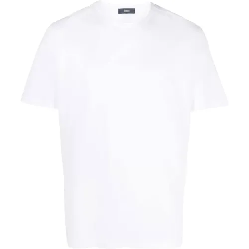 Weiße T-Shirts und Polos , Herren, Größe: M - Herno - Modalova