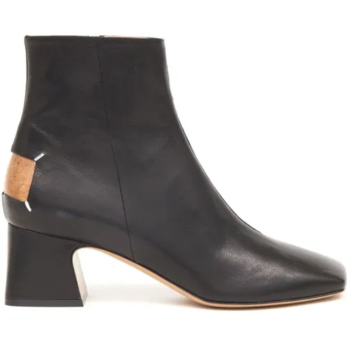 Square-Toe Heeled Boots , female, Sizes: 4 UK - Maison Margiela - Modalova