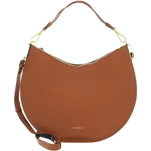 Leather Double Leather Bag , female, Sizes: ONE SIZE - Coccinelle - Modalova