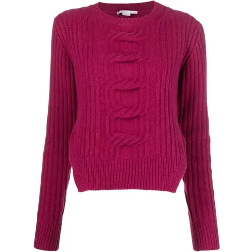Fuchsia Sweaters , female, Sizes: XS - Stella Mccartney - Modalova