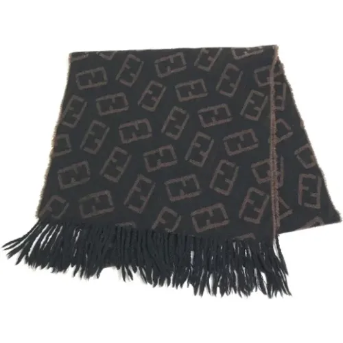 Pre-owned Wool scarves , unisex, Sizes: ONE SIZE - Fendi Vintage - Modalova