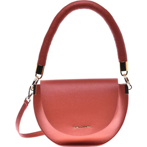 Shoulder bag in tumbled leather - Baldinini - Modalova