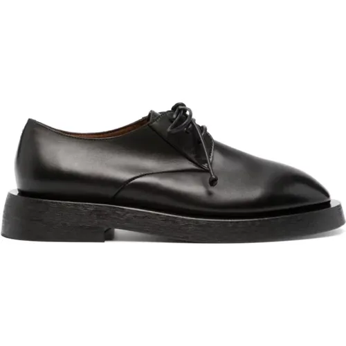 Nero Mentone Derby Shoe , female, Sizes: 3 UK, 6 UK, 7 UK - Marsell - Modalova