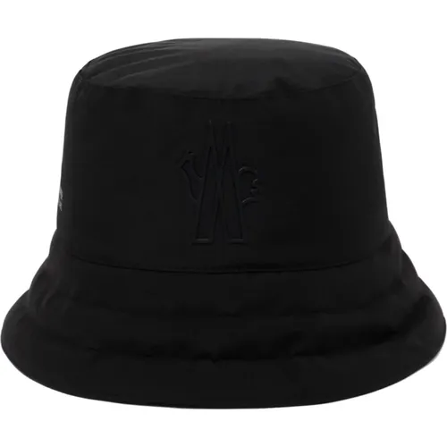 Schwarzer Gore Tex Bucket Hat - Moncler - Modalova