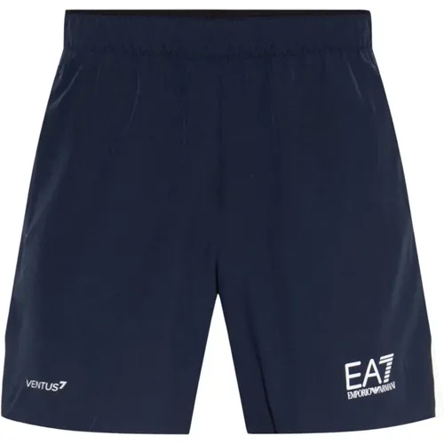 Bedruckte Shorts , Herren, Größe: L - Emporio Armani EA7 - Modalova