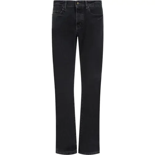 Schwarze Slim Fit O-Beryl Jeans , Herren, Größe: W29 - Saint Laurent - Modalova