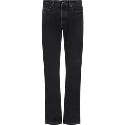 Schwarze Slim Fit O-Beryl Jeans , Herren, Größe: W32 - Saint Laurent - Modalova
