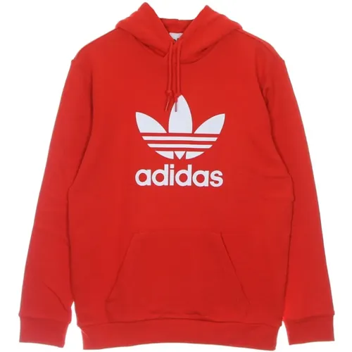 Lightweight Hooded Sweatshirt Trefoil Hoody , male, Sizes: S, L - Adidas - Modalova