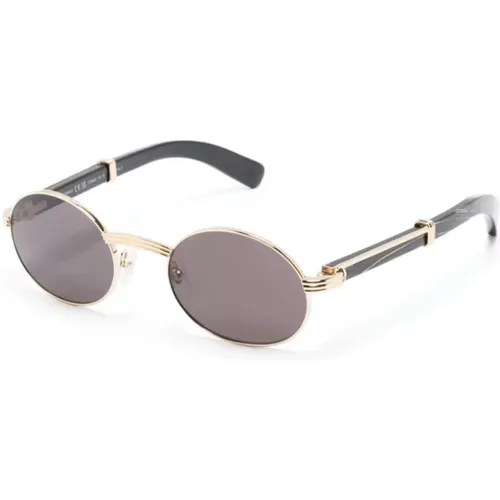 Ct0464S 001 Sunglasses , male, Sizes: 53 MM - Cartier - Modalova
