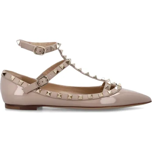 Women's Shoes Closed Poudre Ss24 , female, Sizes: 4 1/2 UK, 3 UK, 4 UK, 3 1/2 UK - Valentino Garavani - Modalova