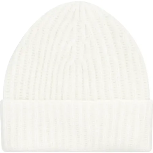 Kaschmir Rippstrick Beanie Mütze - Malo - Modalova