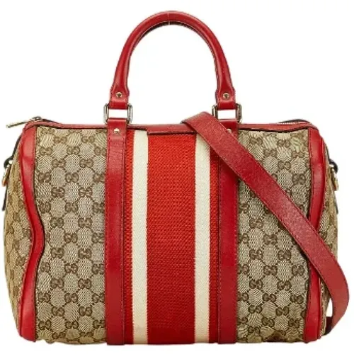 Pre-owned Canvas gucci-bags , female, Sizes: ONE SIZE - Gucci Vintage - Modalova