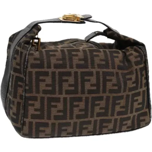 Pre-owned Canvas pouches , female, Sizes: ONE SIZE - Fendi Vintage - Modalova